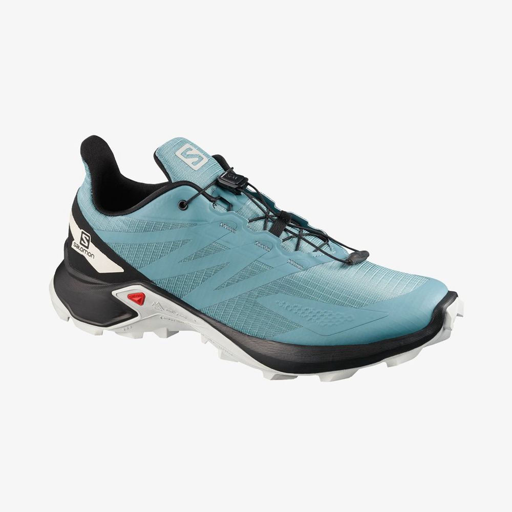 SALOMON UK SUPERCROSS BLAST - Mens Trail Running Shoes Blue,OUER26453
